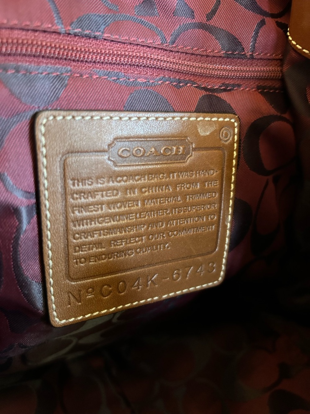 Coach Denim Backpack - Picture 11 of 12